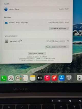 MacBook Pro 2020 i7/32GB RAM/1TB SSD