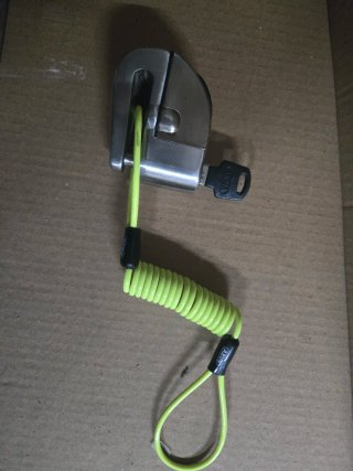 Candado Antirrobo Moto ABUS XENA con alarma
