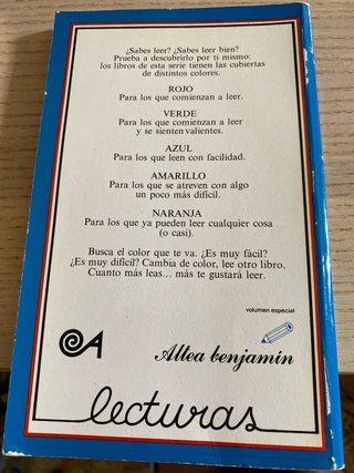 Altea benjamin, libros infantiles.
