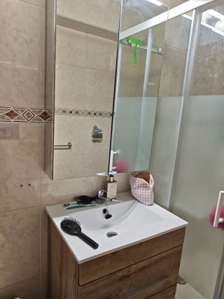 Espejo camerino madera y cristal