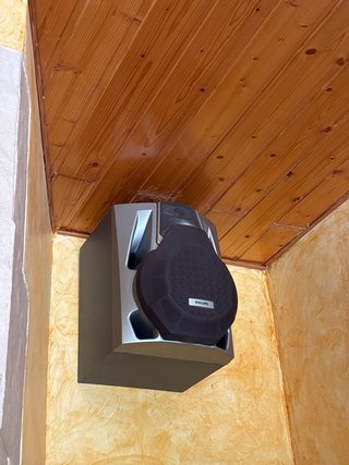 Altavoces Philips Negros y Marrones