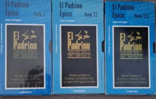 Trilogía El Padrino VHS Edición Épica