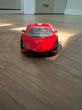 Lamborghini Sian rojo Juguete Escala 1:43