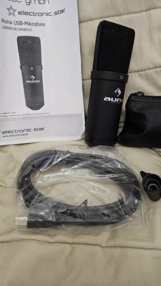 Microfono USB Auna 900B Nero