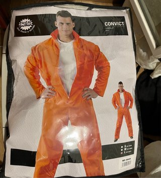 Disfraz Convict Mono Talla L Fiestas Guirca
