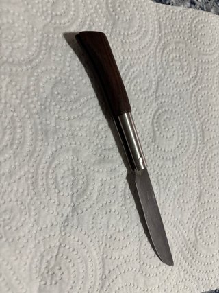 Navaja de bolsillo madera y metal