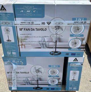 Ventilatore a piantana 3 in 1 18 pollici 60 watt