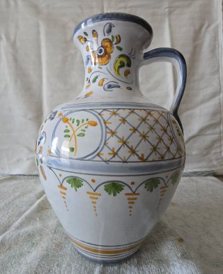 Jarrón Cerámica Talavera Multicolor