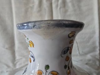 Jarrón Cerámica Talavera Multicolor