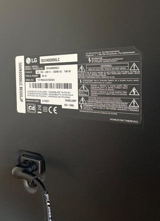 LG Smart TV 50” 4K UHD (50UN80)