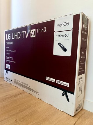 LG Smart TV 50” 4K UHD (50UN80)