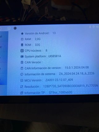 Pantalla CarPlay Android 13 9 2+32GB