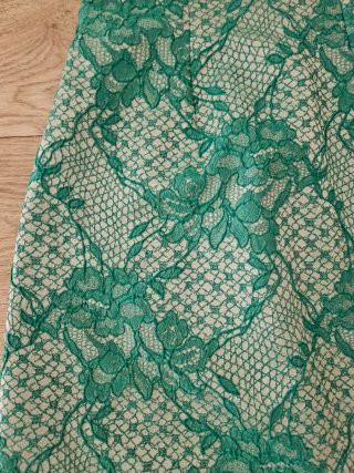 Vestido verde talla S con forro