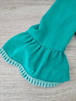 Vestido verde talla S con forro