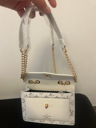 Louis Vuitton Borsa Monogram Bianca e Oro