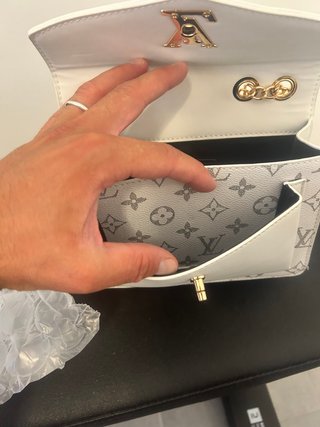 Louis Vuitton Borsa Monogram Bianca e Oro