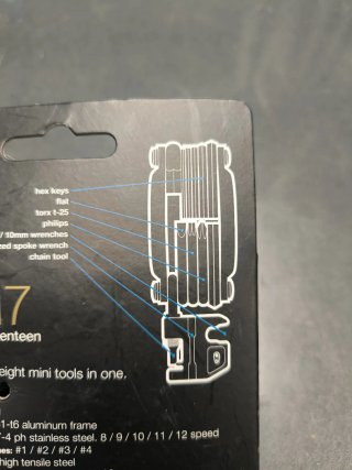 Multiherramienta Crankbrothers M17
