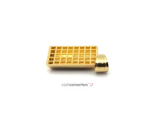 colgante oro 18k con piedra con circonita