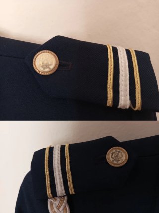 Traje Almirante Makira Comunión Azul/Dorado