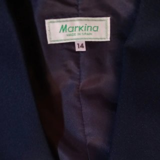 Traje Almirante Makira Comunión Azul/Dorado