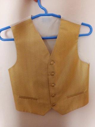 Traje Almirante Makira Comunión Azul/Dorado