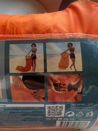 Sofá Hinchable Livarno Naranja