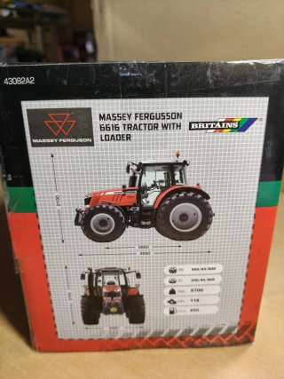 Maqueta Massey Ferguson 6616 Britains 1:32