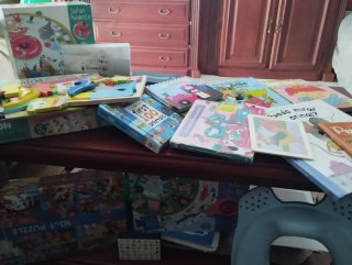 Libros y puzzle infantiles