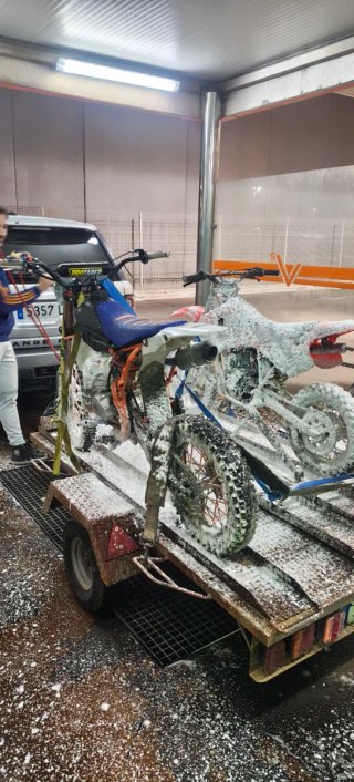 Pitbike Polini 140 XL Naranja/Blanco