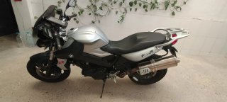 BMW F800R Plata y Negra