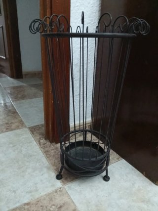 Paragüero metálico negro