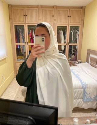 Hijab Seda Medina Blanco