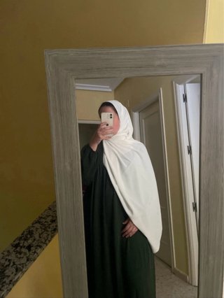 Hijab Seda Medina Blanco