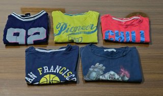 Lote de 5 camisetas Talla 7-8