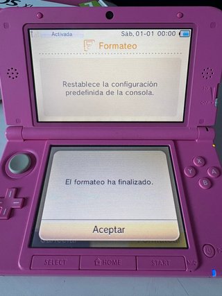 Nintendo 3DS XL Rosa con Scatola