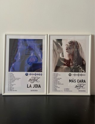 Pack de cuadros La Joia y Más Cara Bad Gyal