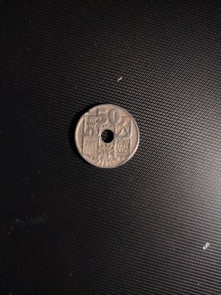 Moneda de España de 50 céntimos (1949)