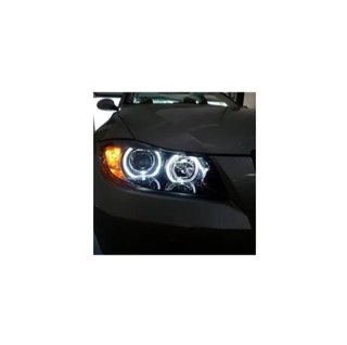 Faros Angel eyes para BMW E90 look Xenon