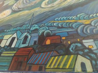 Cuadro Réplica La Noche Estrellada Vangogh