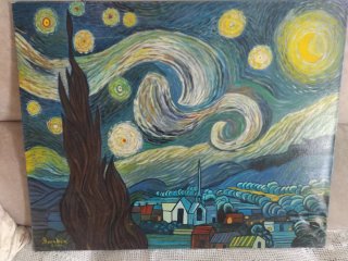 Cuadro Réplica La Noche Estrellada Vangogh