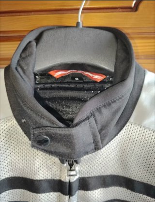 Chaqueta Moto Verano Negra y Blanca