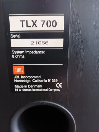 Altavoces JBL TLX 700 Negros