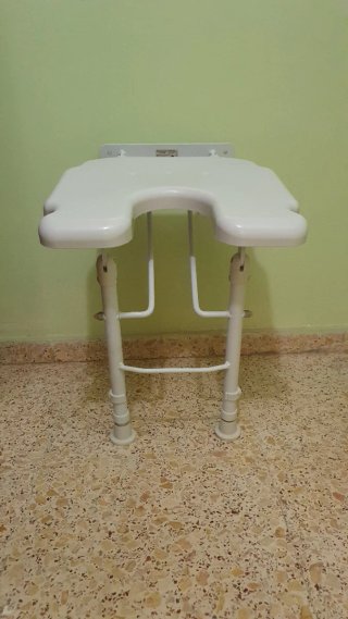 Taburete ducha plegable