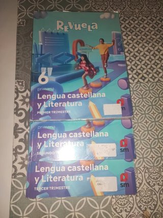 Pack 3 libros lengua 6 primaria