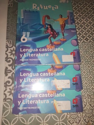 Pack 3 libros lengua 6 primaria