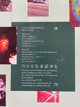 Vinilo LP The Alan Parsons Project - Eye in the Sk