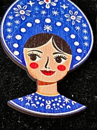 Colgante Muñeca Madera