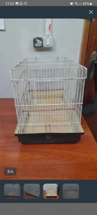 Jaula para pájaros canarios, jilgueros, periquitos