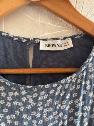 Brownie. Vestido corto estampado floral verano