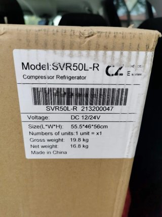 Nevera compresor 12V SVR50L
